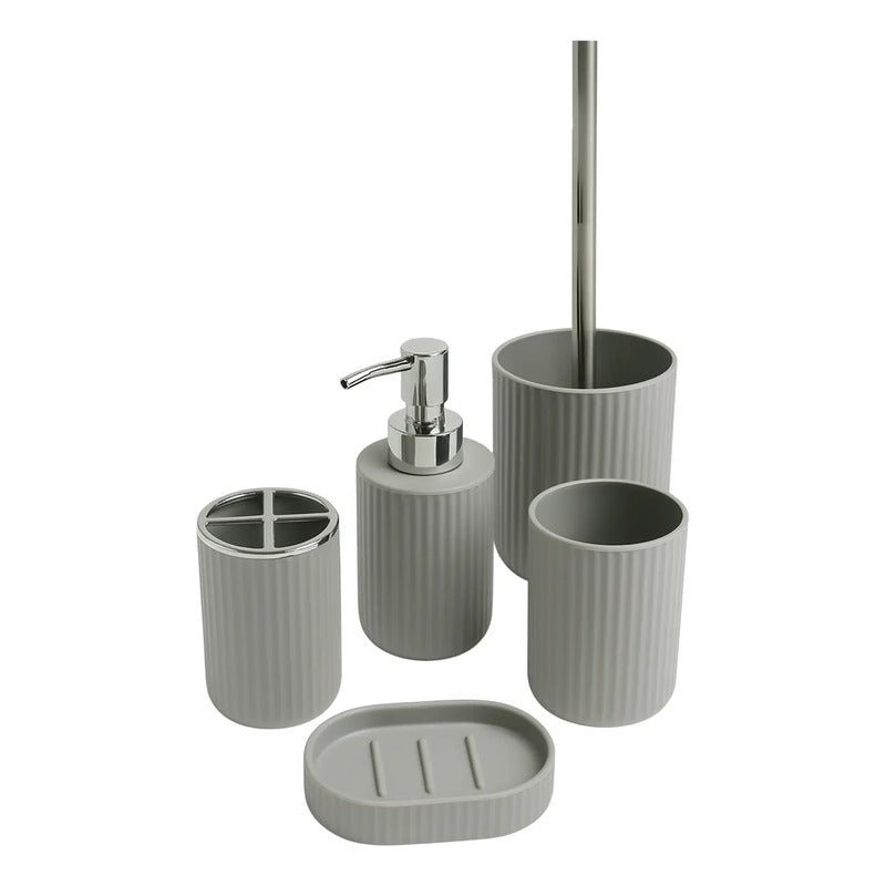 Set De Baño 5 Piezas Accesorios Decorativo Baños Juegos Baño