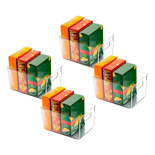 4 Organizador De Refrigerador Contenedor Organizador Despens