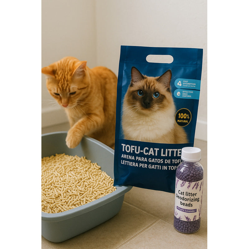 Arena Tofu Arena Sanitaria 2 Kg Aromatizador Arena Gato