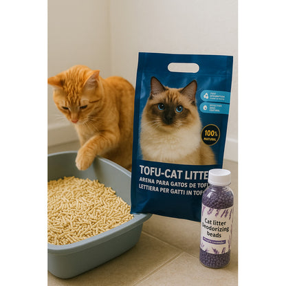 Arena Tofu Arena Sanitaria 2 Kg Aromatizador Arena Gato