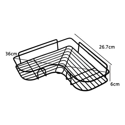 X2 Esquinero Organizador De Baño Estante De Baño Organizador