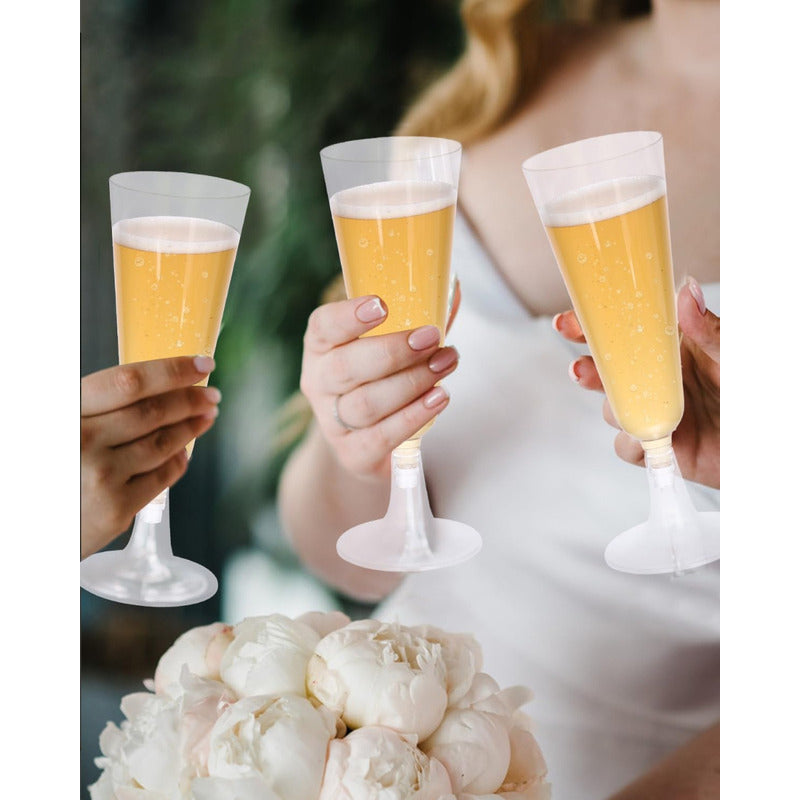 X6 Copa Acrilico Copas Champagne Copas Champaña 165ml