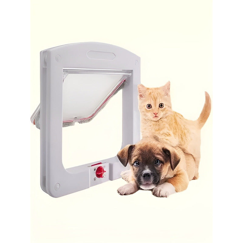 4 Puerta Para Mascotas Puerta Gatera Puerta Abatible Perro