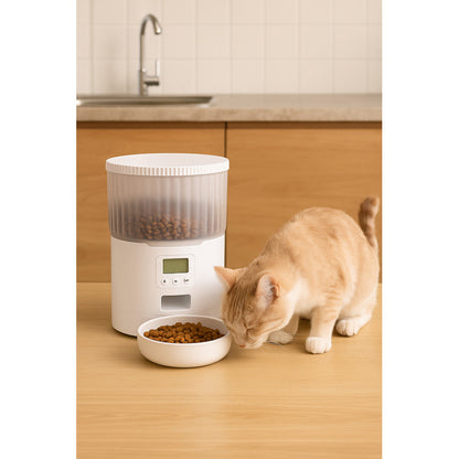 Dispensador Automatico Alimentos Mascotas Comedero 4 Litros