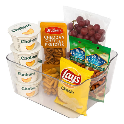 X2 Organizador De Refrigerador Organizador Cocina Multiuso Transparente 864