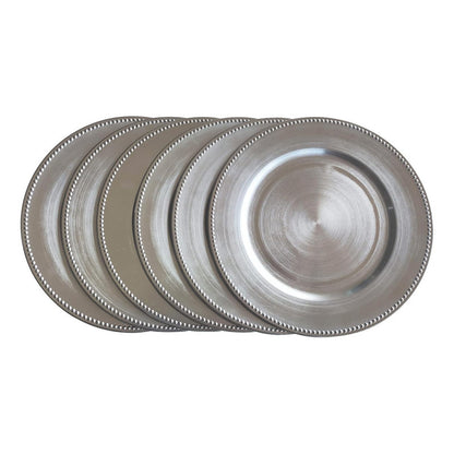 4 Plato Base Navideños Vajilla Navidad Juego De Platos 33cm