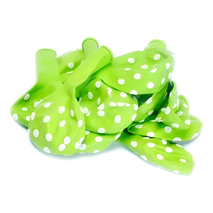 Pack X6 Globos Lunares Cumpleaños Globo Unicolor Decoracion