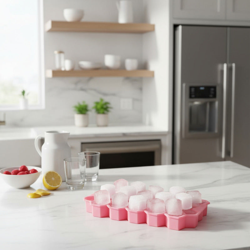 X4 Hielera Cubeta Hielo Silicona Hielera Molde Hielo 37cav Multicolor