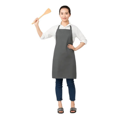 2 Delantal De Cocina Delantal Pechera Impermeable Delantal Multicolor Liso