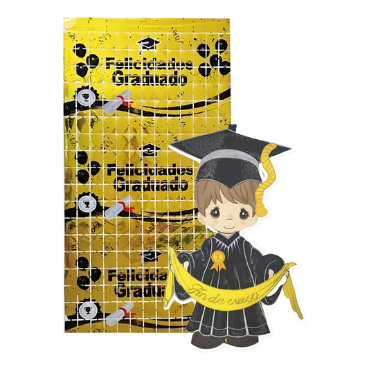 Cortina Guirnalda Graduacion Cortina Metalica Graduacion