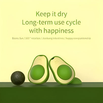 X3 Hierba Gatera Catnip Juguete Gatos Bola Giratoria Catnip X3 Catnip Verde