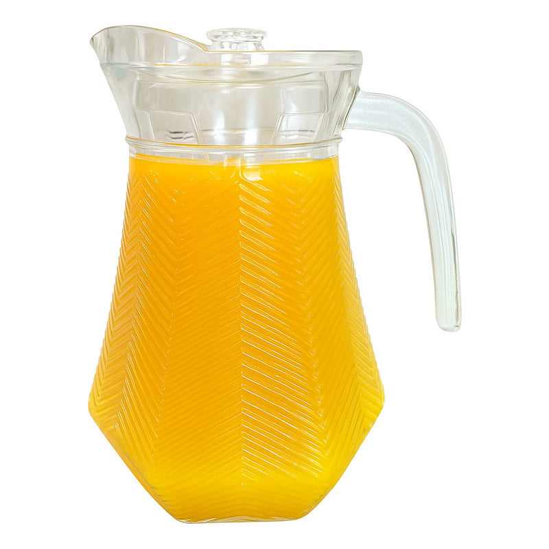 Jarra Vidrio Jugo  Jarras Agua Jarro De Vidrio Transparente Transparente