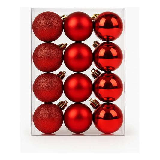 Esferas Navidad 5 Cm Brillante Mate 20 Unid Vitrineon Cl