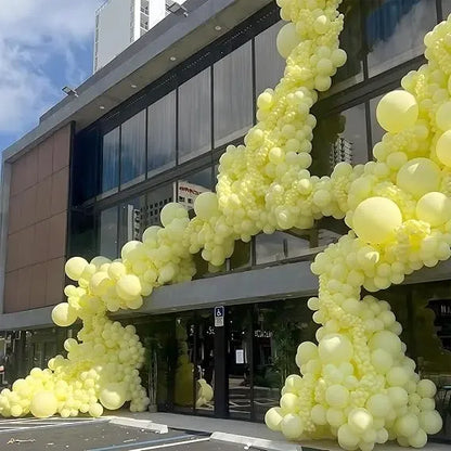 X25 Globos Globos Cumpleaños Globo Unicolor Decoracion 557 Amarillo