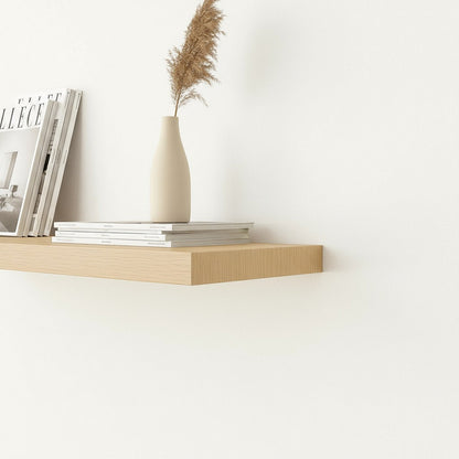 Repisa Flotante Dormitorio Baño Estantes Pared Mdf 40x15 Cm