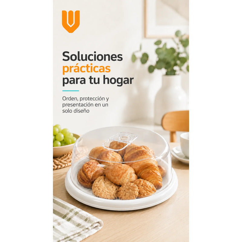 Base Tortas Bandejas Porta Cupcakes Soporte Dulces Blanco Pequeño