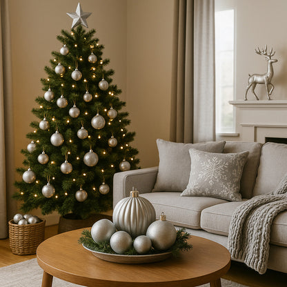 28 Esferas Navideñas Bolas Decoracion Adornos Navidad