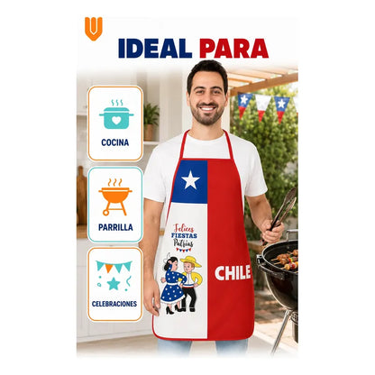 Delantal Para Cocina Fechas Patrias Delantal Festivo Chile
