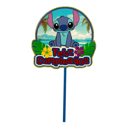 Topper Cumpleaños Torta Cotillon Cup Cake Fiestas Decoracion