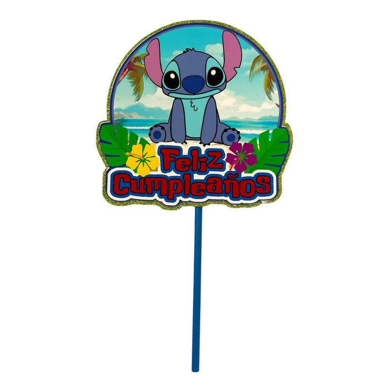 Topper Cumpleaños Torta Cotillon Cup Cake Fiestas Decoracion