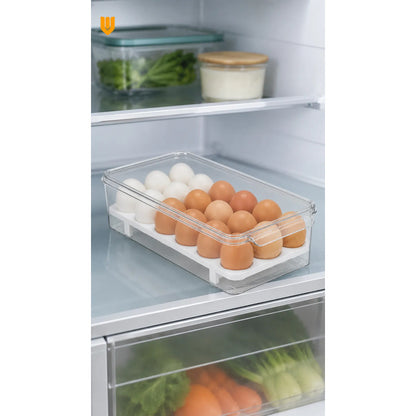 Organizador De Huevos Huevera Porta Huevos Contenedor Huevos Transparente