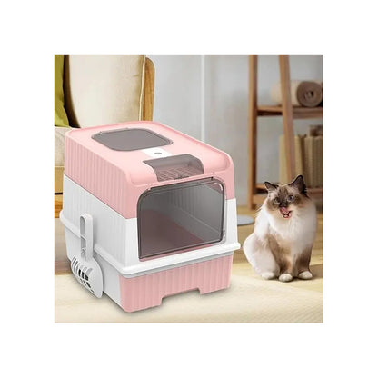 Arenero Xl Baño Sanitario Gatos Areneros Para Gatos Grandes Rosa