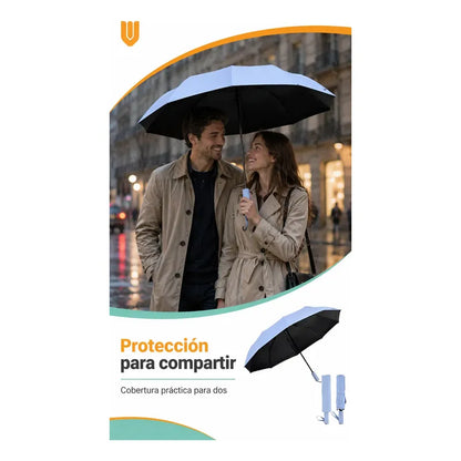 Sombrilla Plegable Retractil Lluvia Imprevista Estilo Confor