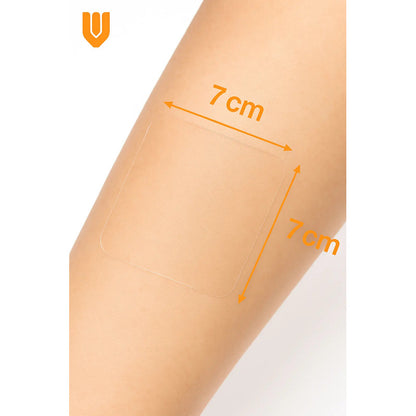 10 Parche Transparente Impermeable Heridas Parche Adhesivo Blanco