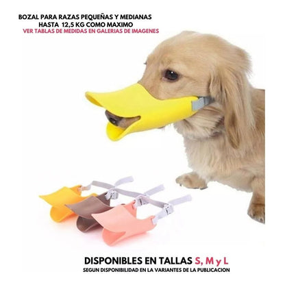 Bozal Para Perros Tipo Pato Mascotas Perro Bozal Perro L