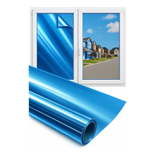 Privacidad Hogar Familiar Vinil Espejo Film Solar Ventanas C