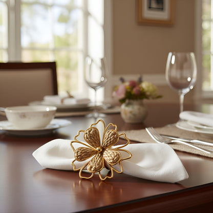 Servilletero Orden Elegancia Mesa Comedor Estilo Floral Ambi Multicolor