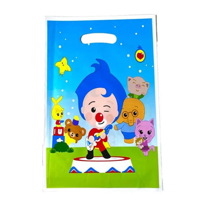 40 Bolsas Para Piñata Payasito  Bolsas Para Dulces Piñata Celeste 176