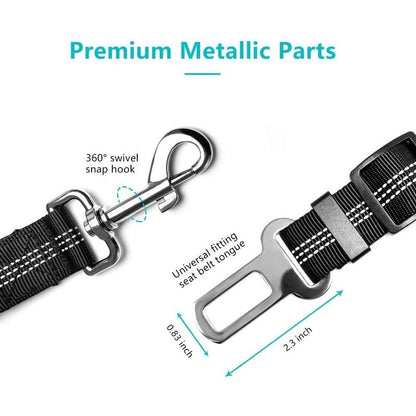 Cinturón De Seguridad Para Perro Gato Correa Elástica Auto Cinturon Auto Mascotas Perro Gato Cinturon Multicolor Vitrineon Cl