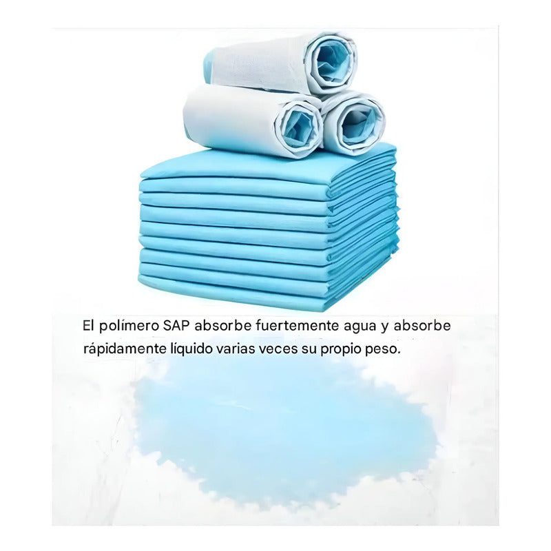 100 Sabanilla Adulto Protector Cama Pañales Protector 60x60 100 Sabanilla 60x60