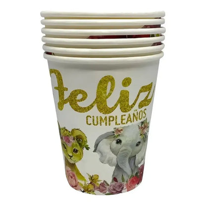 Vasos Cumpleaños Decoracion De Cumpleaños Vasos Desechables