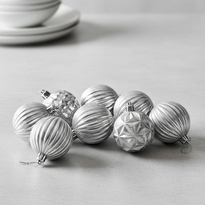 Vitrineon Cl Set8 Esferas12 5 Cm Premium Decoración Navidad