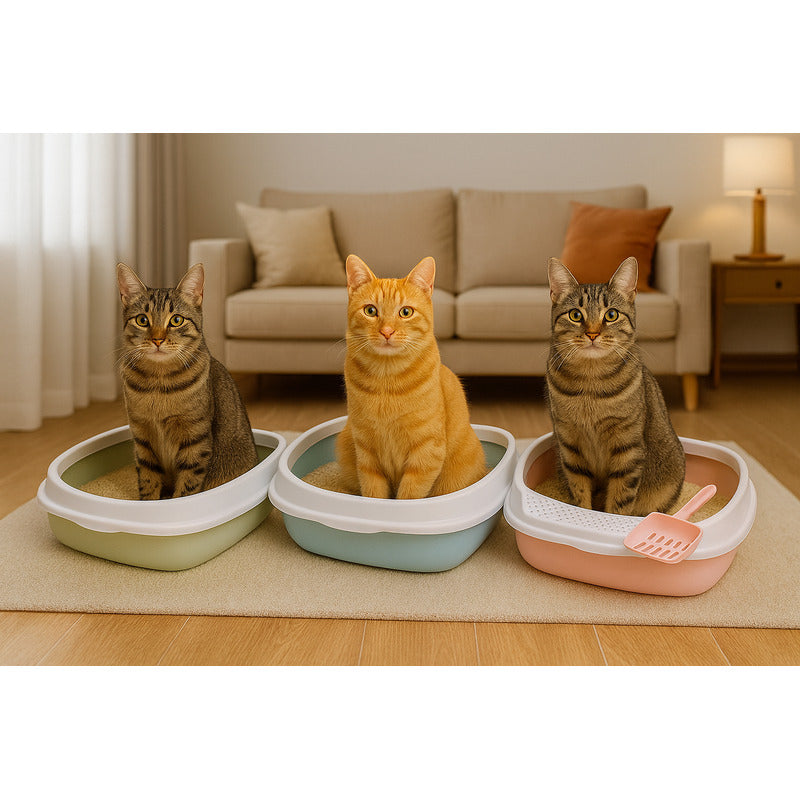 X2 Caja Arenero Gato Areneros Gatos Baño Gato Baño Para Gato