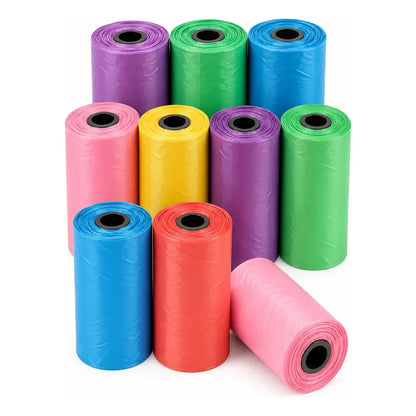Pack 50 Bolsas Heces Bolsas Perro Bolsas Compostables Perro Multicolor