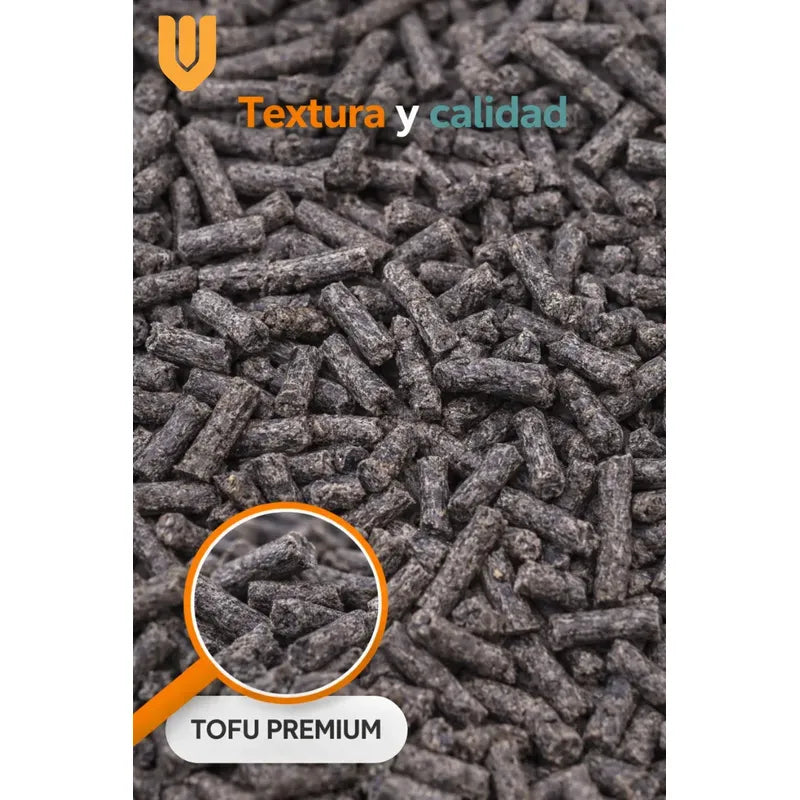 Arena Tofu Arena Sanitaria Arena Aglutinante Tofu 2.5 Kg 1 Unidad Carbón Activado Lavanda