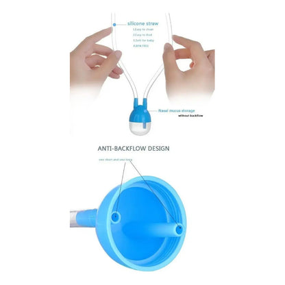 Aspirador Nasal Sacamocos Bebe Aspirador Nasal Bebe Deposito Rosado