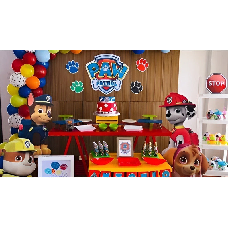Set De Globos Paw Patrol Decoracion Cumpleaños Chase 110
