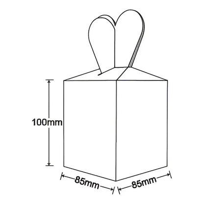 X6 Cajas De Regalo Para Dulces Cotillón Decoración Cumpleaño