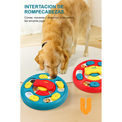 Reduce Ansiedad Plato Interactivo Perro Comedero Lento
