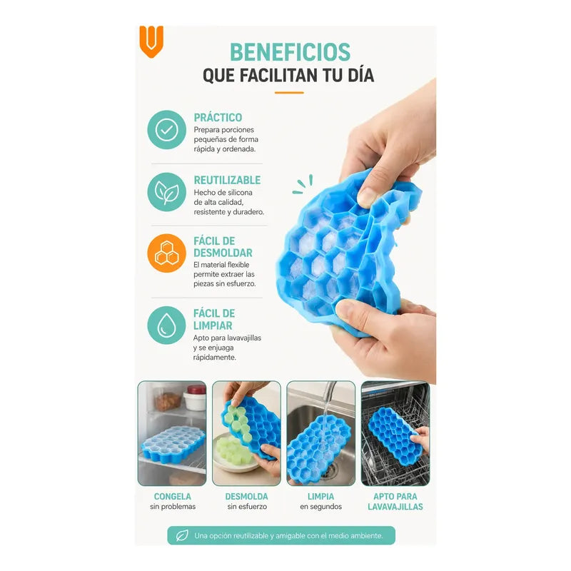 X2 Hielera Cubeta De Hielo Silicona Molde Para Hielo 37cav Hielera Cubetera Moldes Para Hielo Silicona Con Tapa Bandeja Cubitos Congelador Cocteles Whisky Bebidas Cocina Bar Hogar