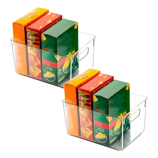 2 Organizador De Refrigerador Contenedor Organizador Despens