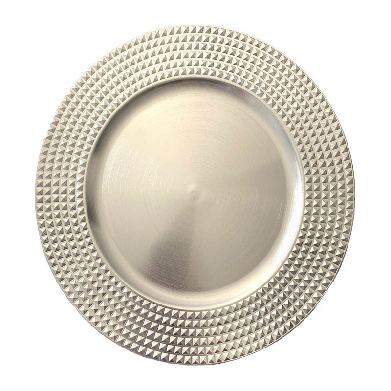 4 Plato Base Navideños Vajilla Navidad Juego De Platos 33cm