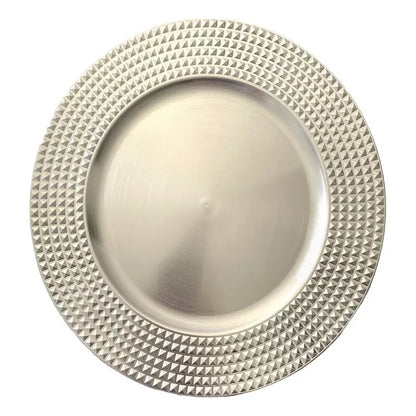 4 Plato Base Navideños Vajilla Navidad Juego De Platos 33cm