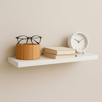 Repisa Flotante Dormitorio Baño Estantes Pared Mdf 40x15 Cm