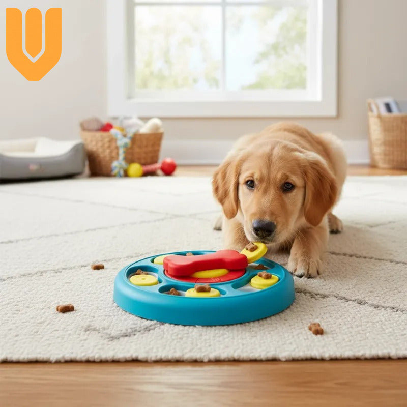 Plato Interactivo Perro Comedero Lento Antideslizante