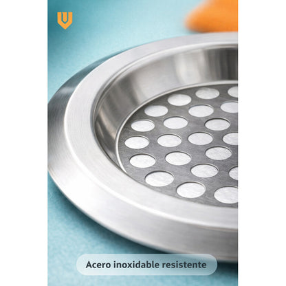 X6 Rejilla Filtro Lavaplato Escurridor Organizador Lavaplato Gris 006-2